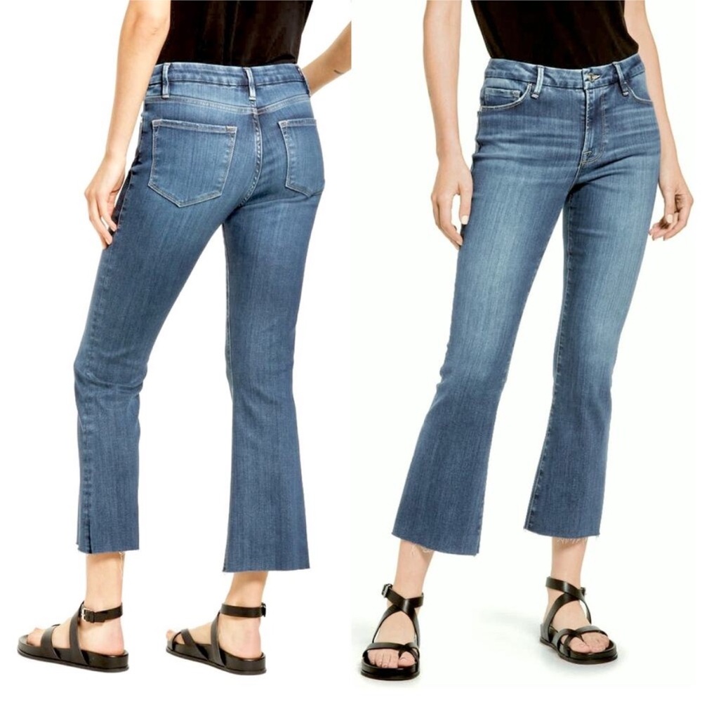 Frame Le Crop Mini Boot Jeans - Picture 2 of 10